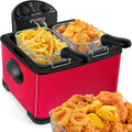 Secura 1700-Watt Stainless Steel Triple Basket Deep Fryer