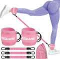 Ankle Resistance Bands with Cuffs for Working Out - Adjustable Levels