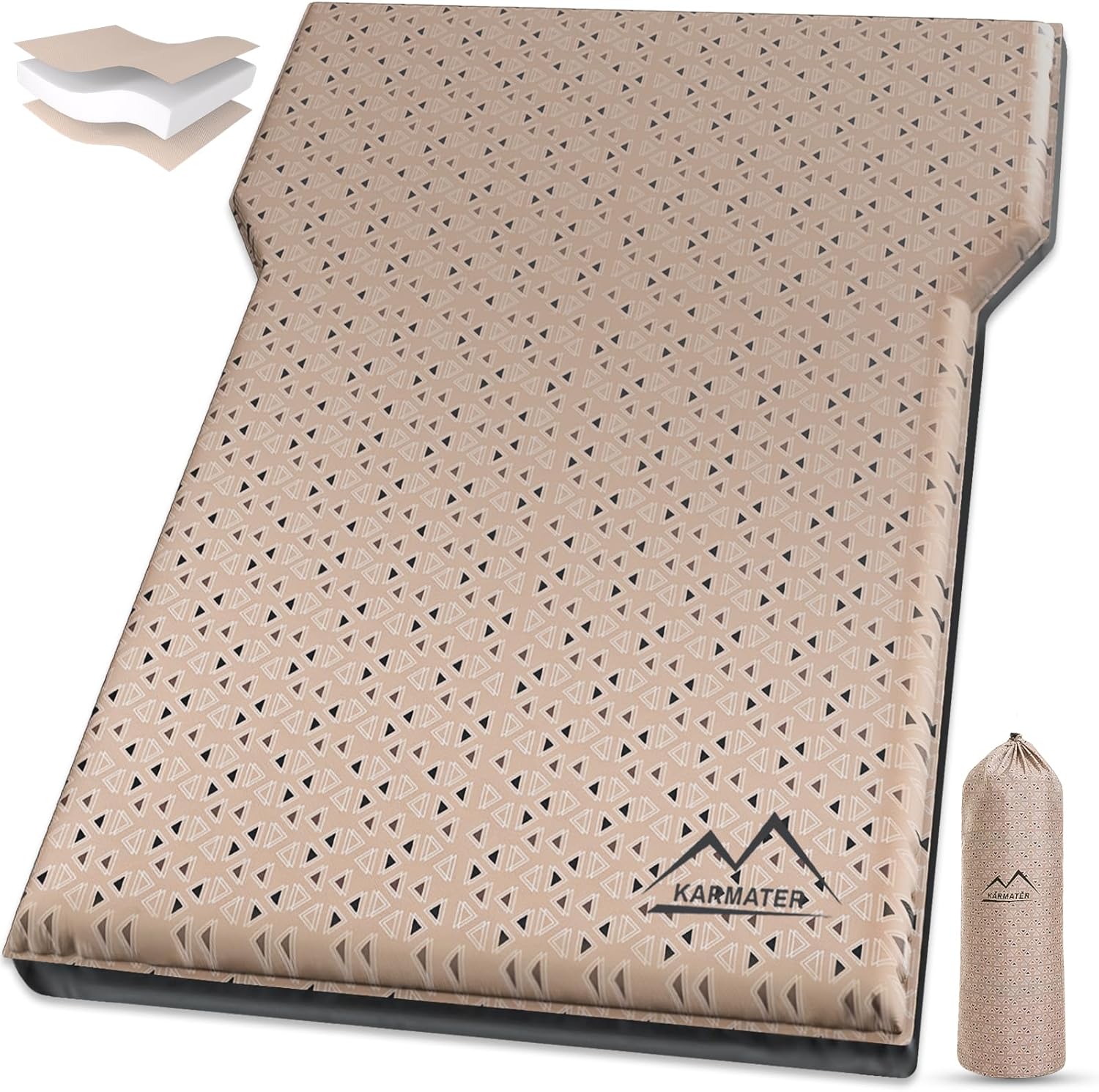 M KARMATER Self Inflating Car Sleeping Pad for Ultimate Comfort