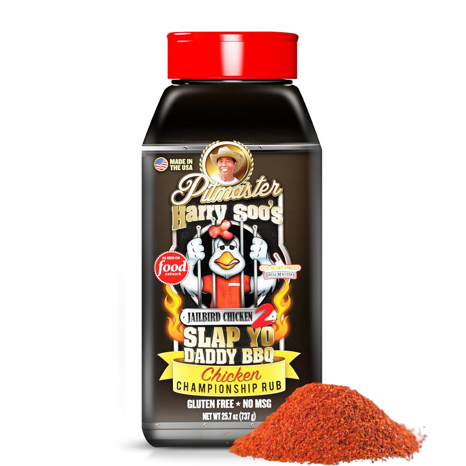 Jailbird Chicken BBQ Rub Seasoning for Grilling and Smoking