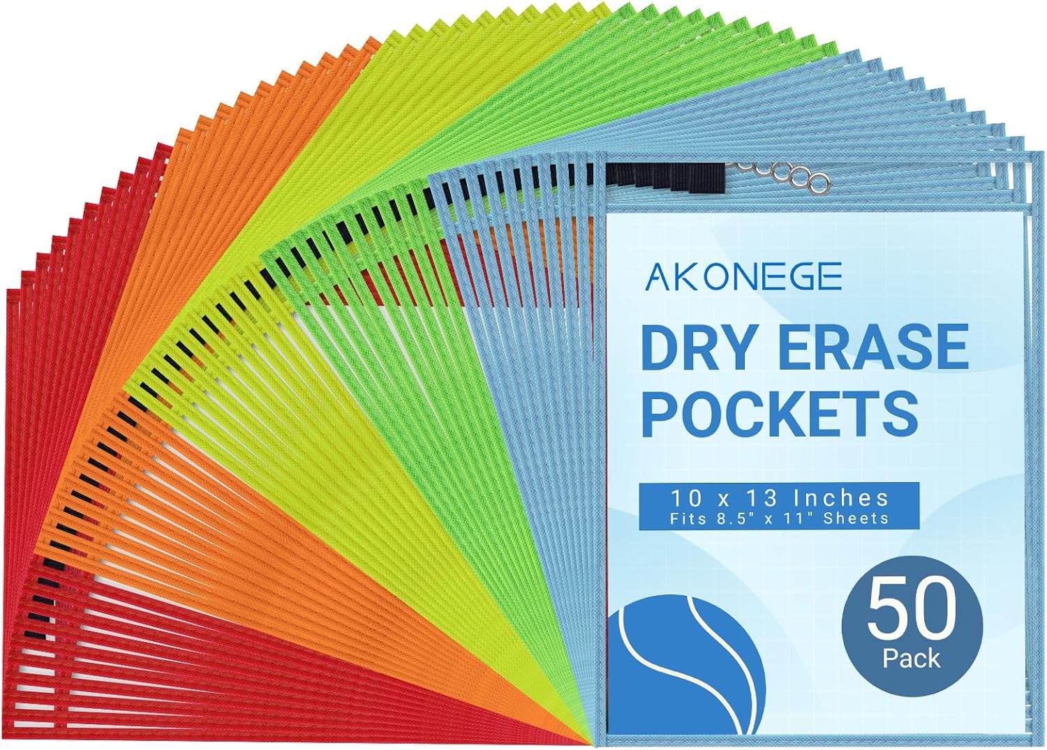 Oversized Dry Erase Pocket Sleeves for Classroom Organization