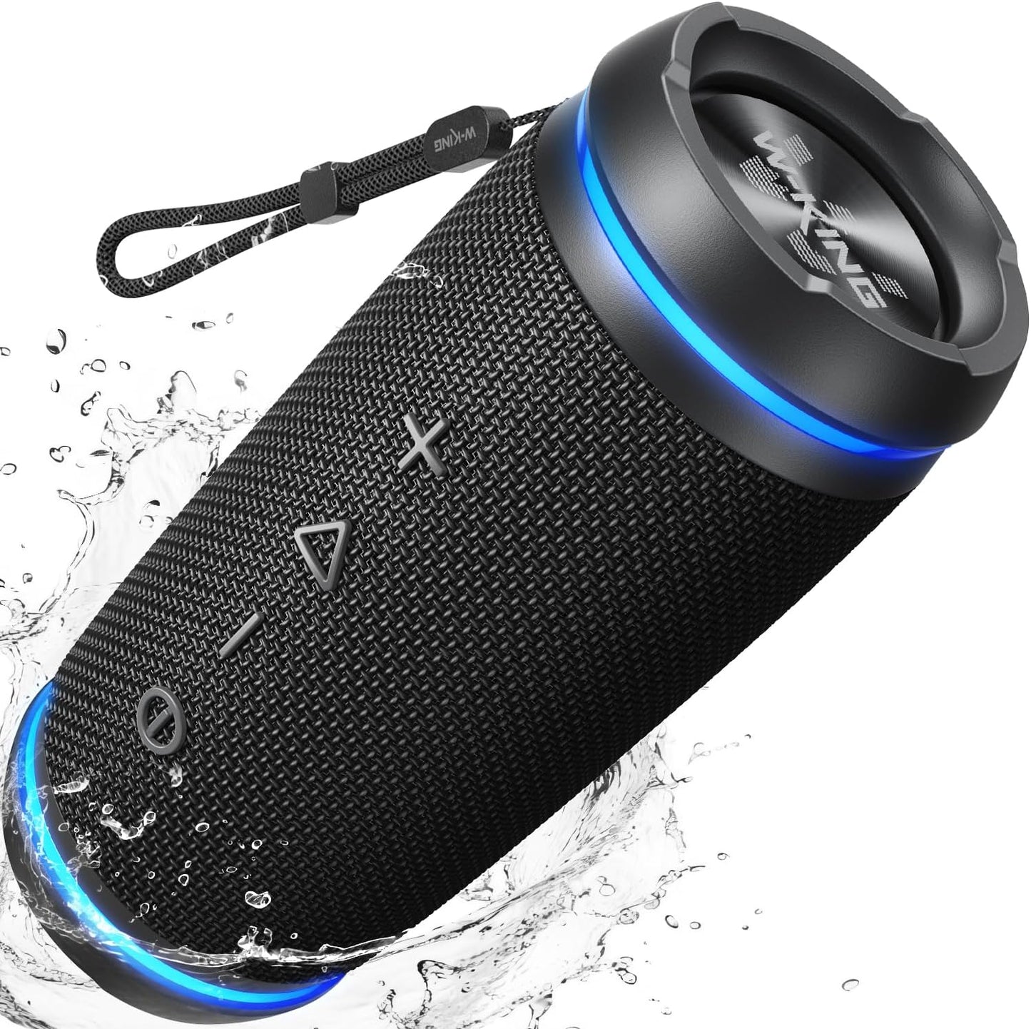 Powerful 360 Sound: W-KING Portable Bluetooth Speaker
