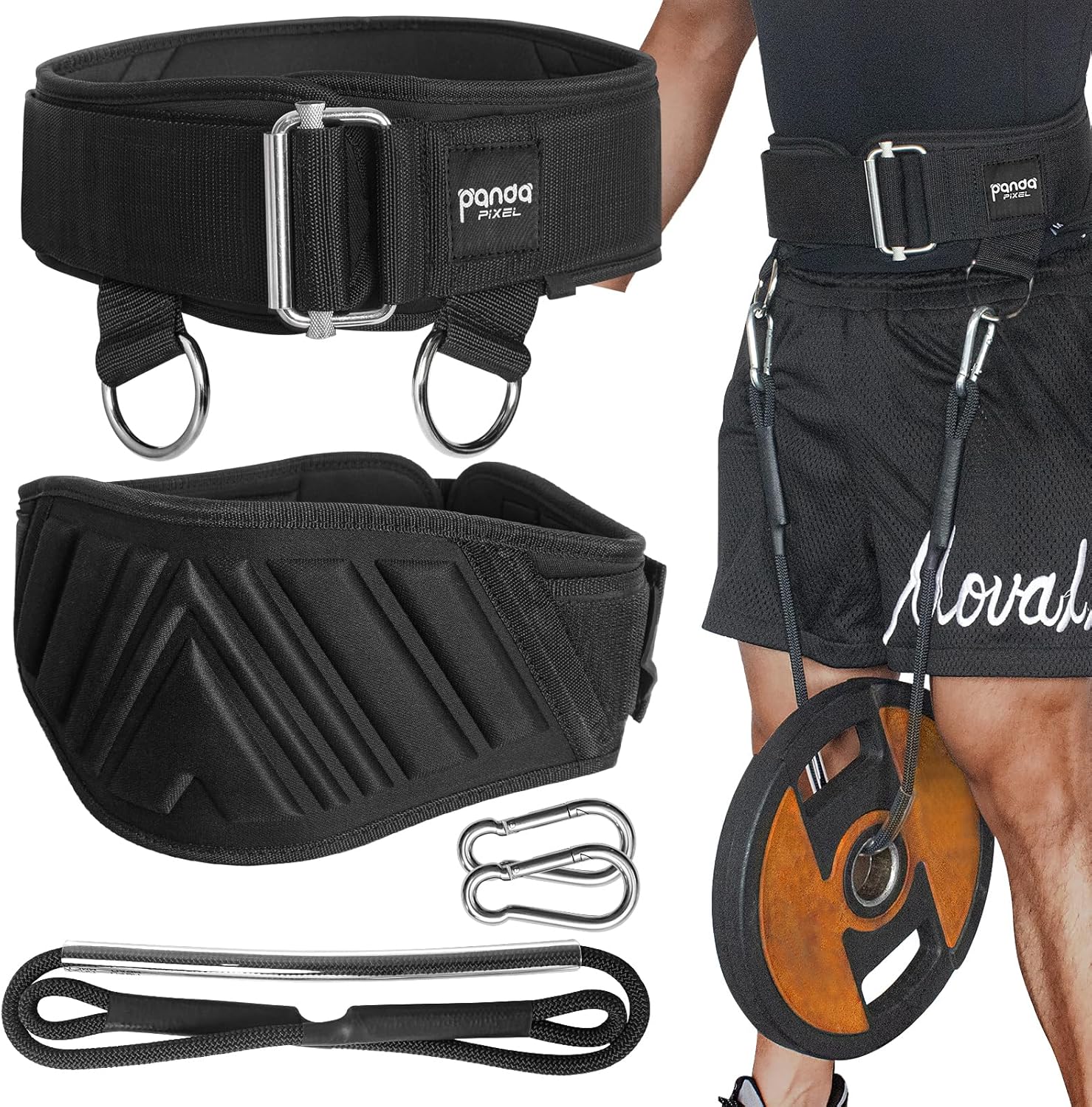 2-in-1 Weightlifting & Dip Belt for Ultimate Back Support