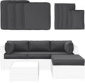 9 Pcs Outdoor Cushion Covers Set - Replacement Waterproof Covers