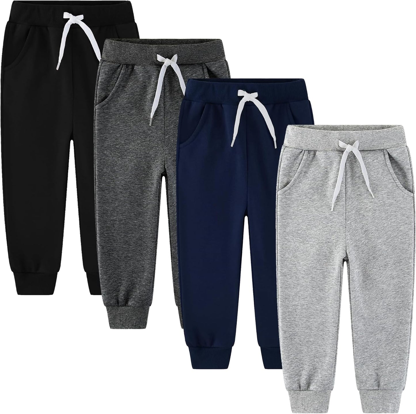 Toddler and Kids Boys Sweatpants Joggers for Active Play