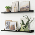 Picture Ledge Shelf Set of 2 36 in Floating Nursery Book Shelves