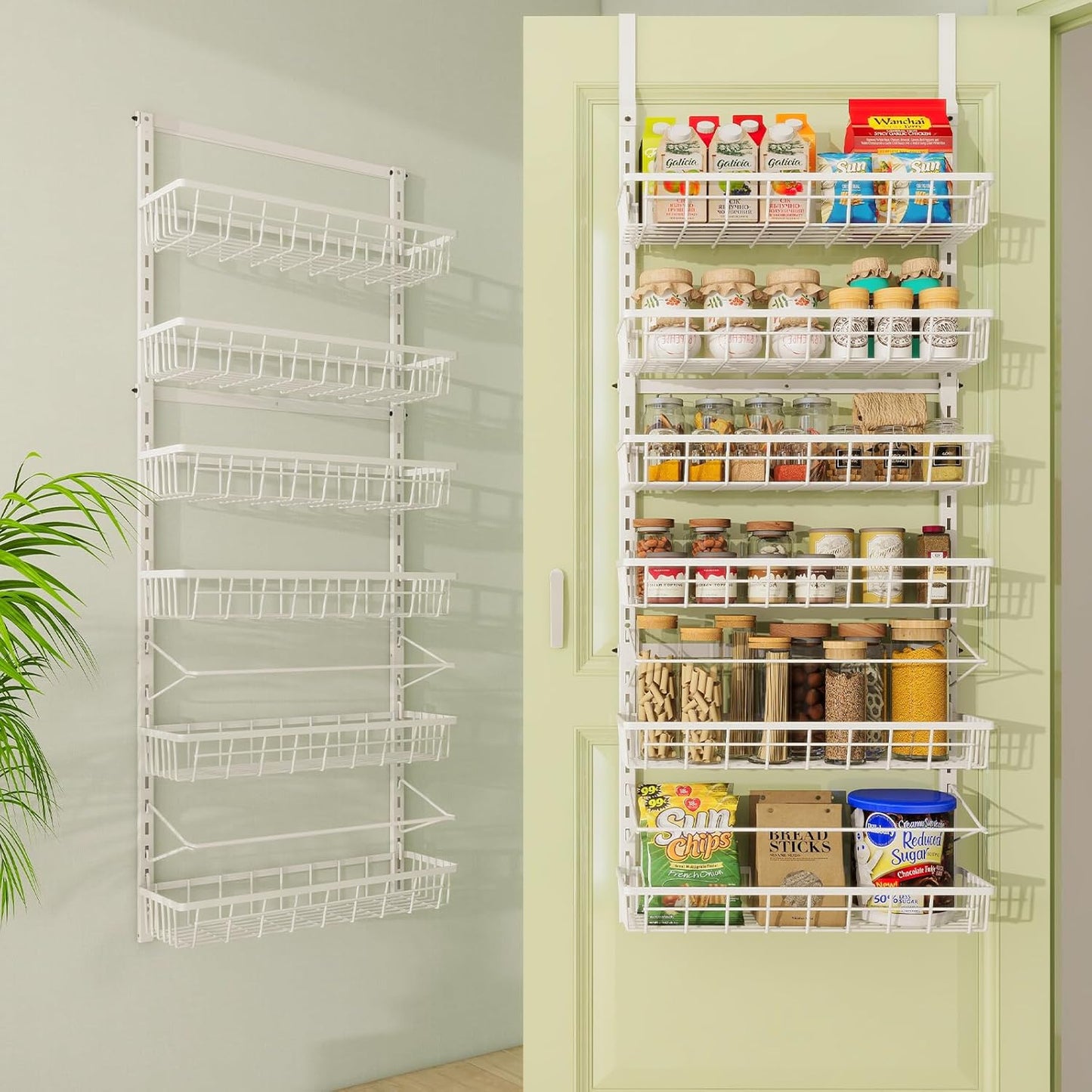 Over The Door Pantry Organizer for Kitchen and Home Storage