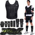 Weighted Vest Men 50lb Adjustable Weight Vest with Steel Plates
