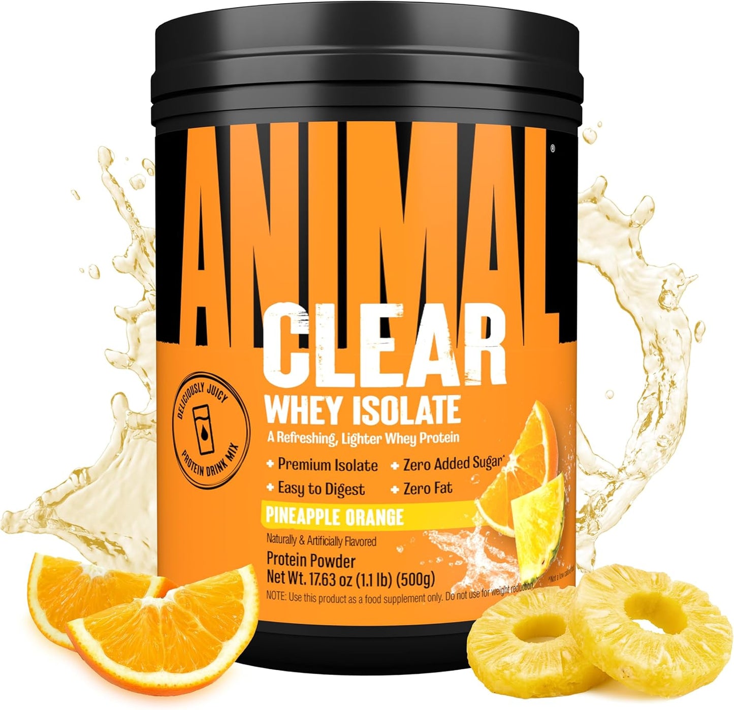 Clear Whey Isolate Protein Powder - Refreshing Pineapple Orange