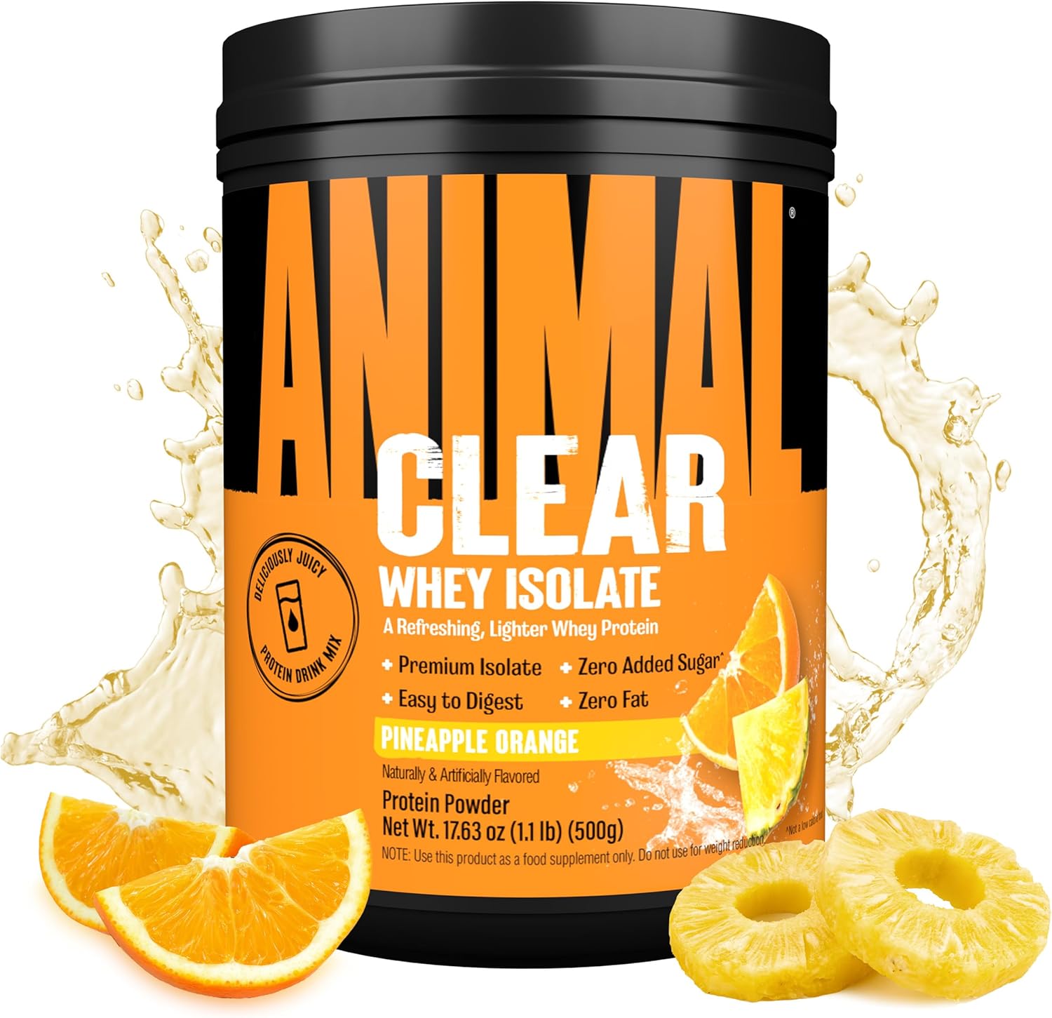 Clear Whey Isolate Protein Powder - Refreshing Pineapple Orange