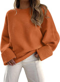 LILLUSORY Women's Oversized Fuzzy Chunky Pullover Sweater (Style QC7S)