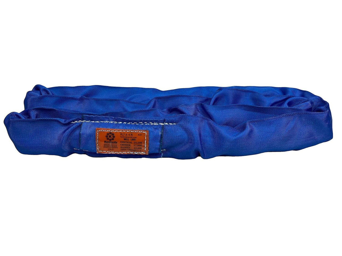 Power Lift PL7x16ft Blue Polyester Round Sling with 21,200 lb Capacity