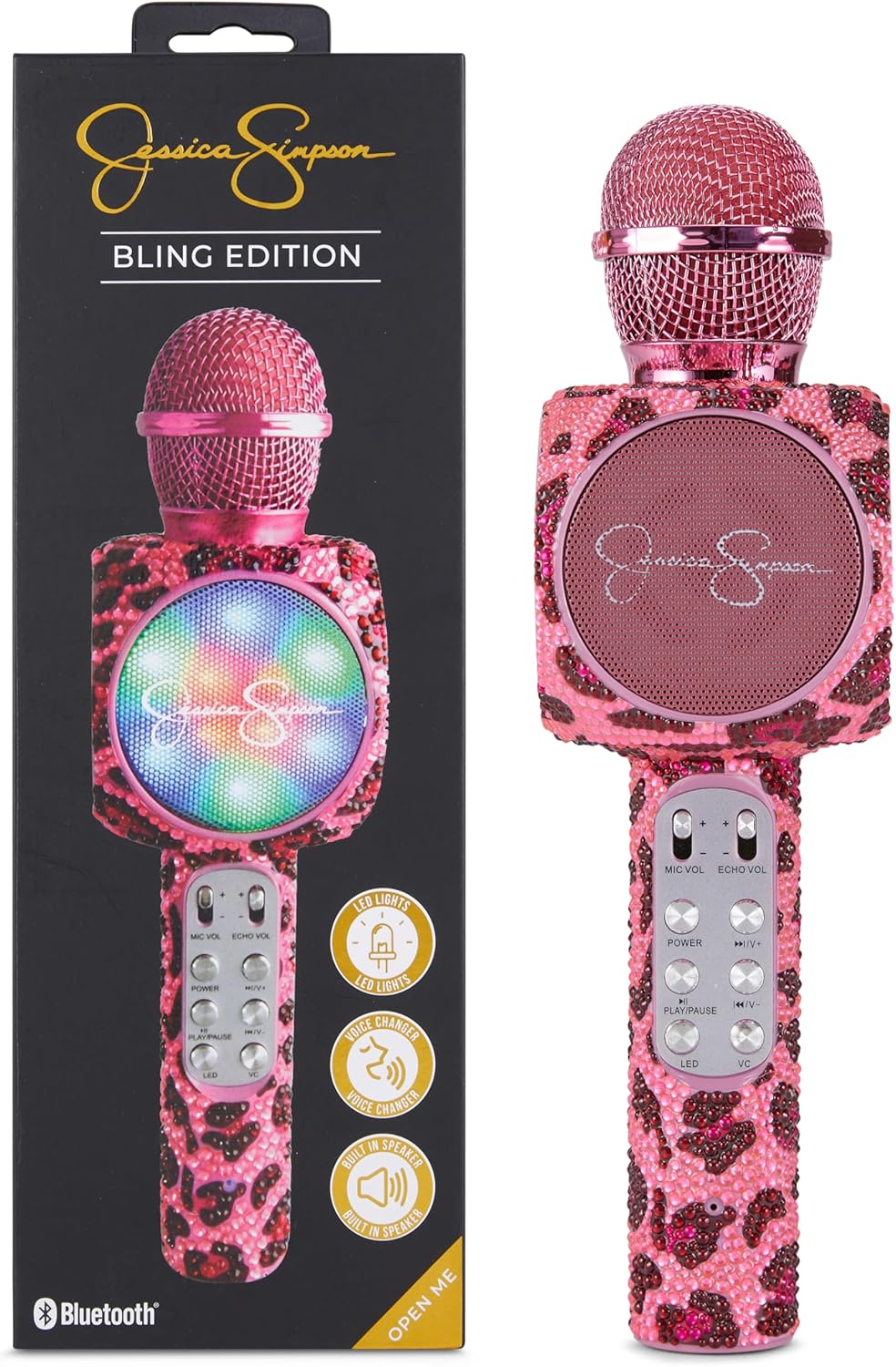 Jessica Simpson Bluetooth Karaoke Mic - Wireless Fun!