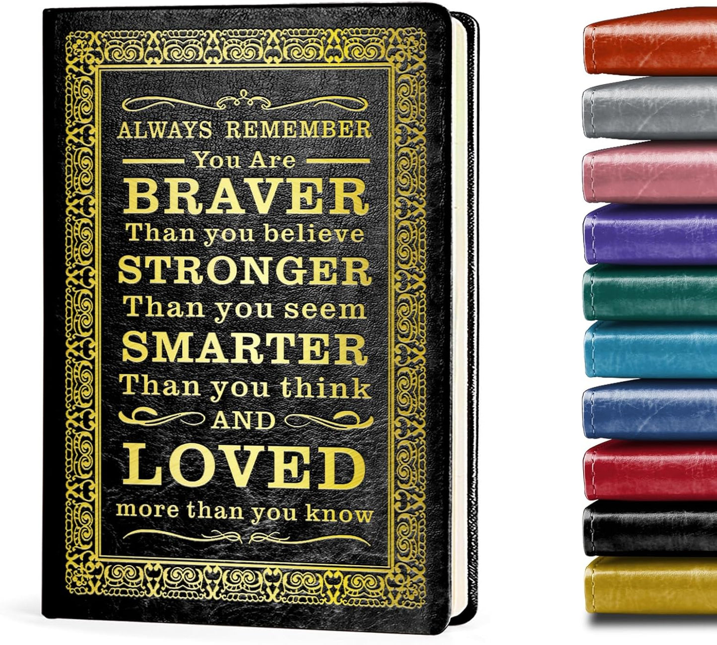 Inspirational Leather Journal for Daily Inspiration - JOHSBYD