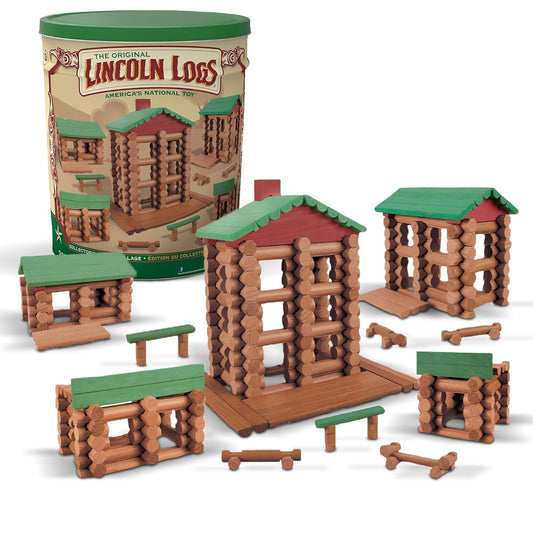 Lincoln Logs Collector's Edition Village Set - 327 Real Wood Pieces