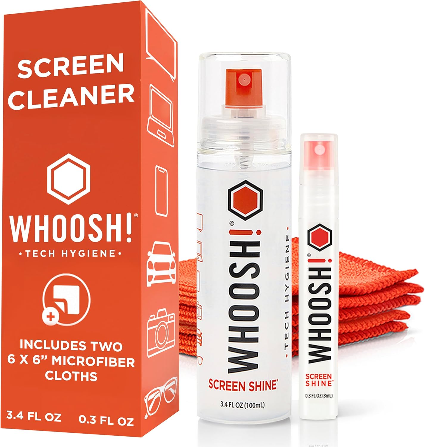 WHOOSH! Screen Cleaner Kit - Ultimate Tech & Eyewear Care