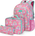 Kids Backpack Set with Lunch Bag and Pencil Case - Lightweight School