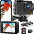 Action Camera 4K 60FPS 48MP Sports Camera - Stable 131ft Waterproof