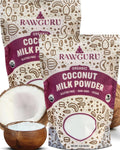RawGuru Organic Coconut Milk Powder - Creamy Vegan Milk for Baking
