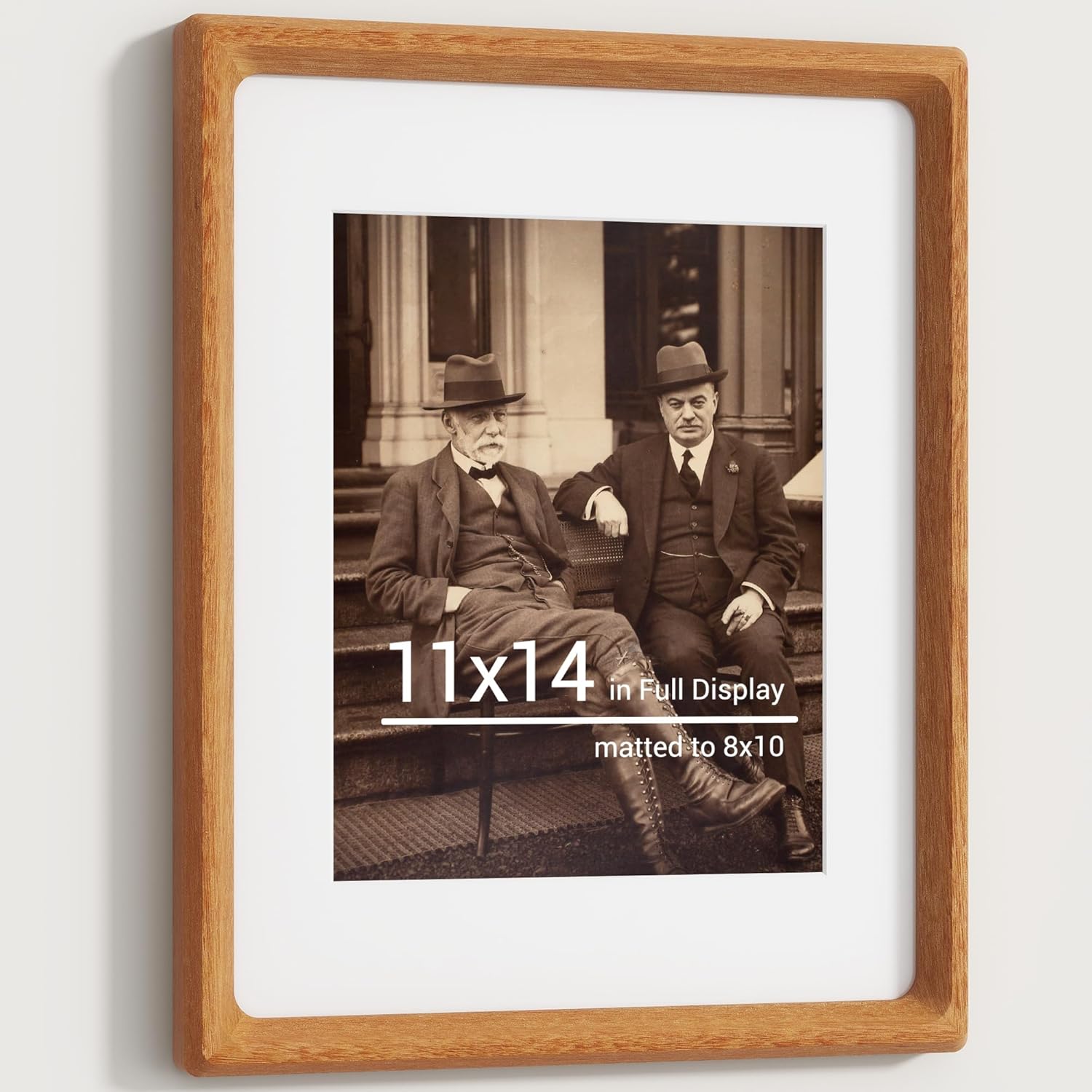 Heimlove 11x14 Picture Frames Natural Teak for Graduation Display