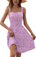 Summer-Ready Square Neck Dress with Pockets for Women's Fashion