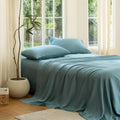 DOZ Viscose Bamboo Sheet Set Twin XL Teal - Cooling 2-Piece