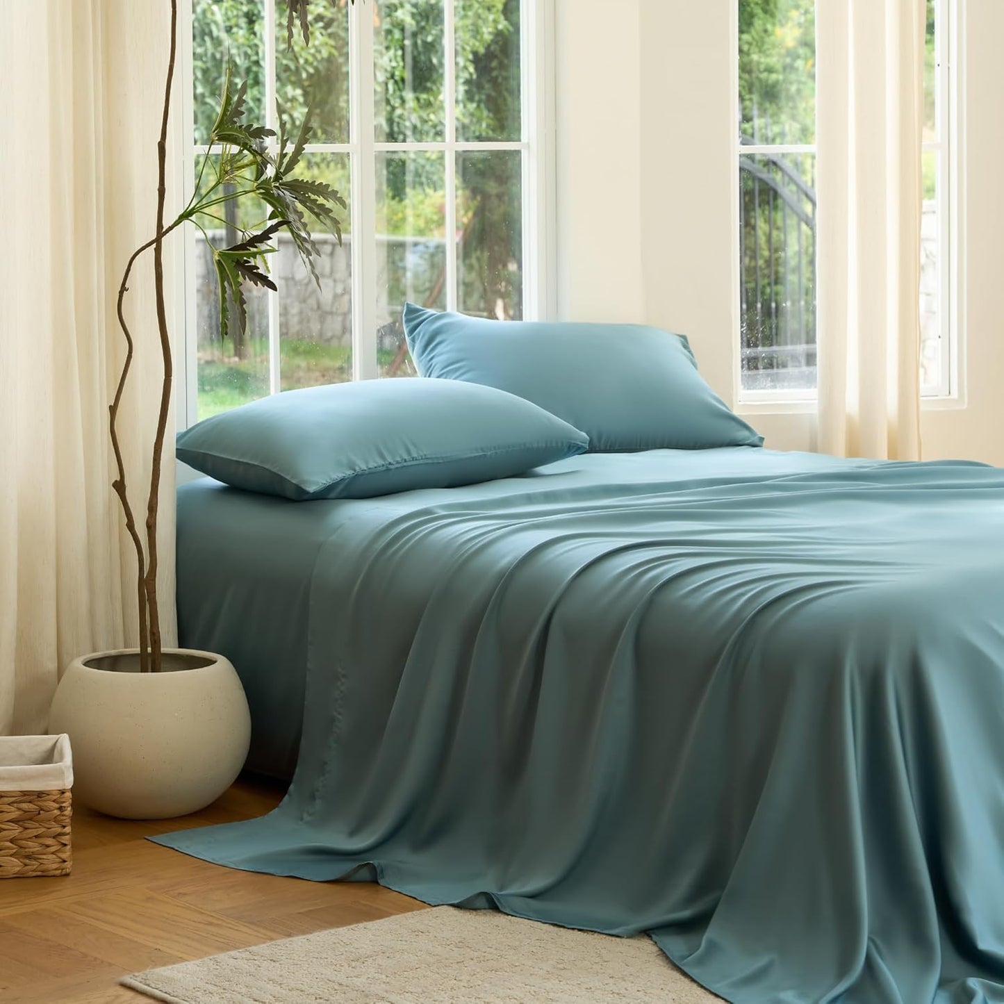 DOZ Bamboo Viscose Sheet Set - Buttery Soft & Cooling Twin XL