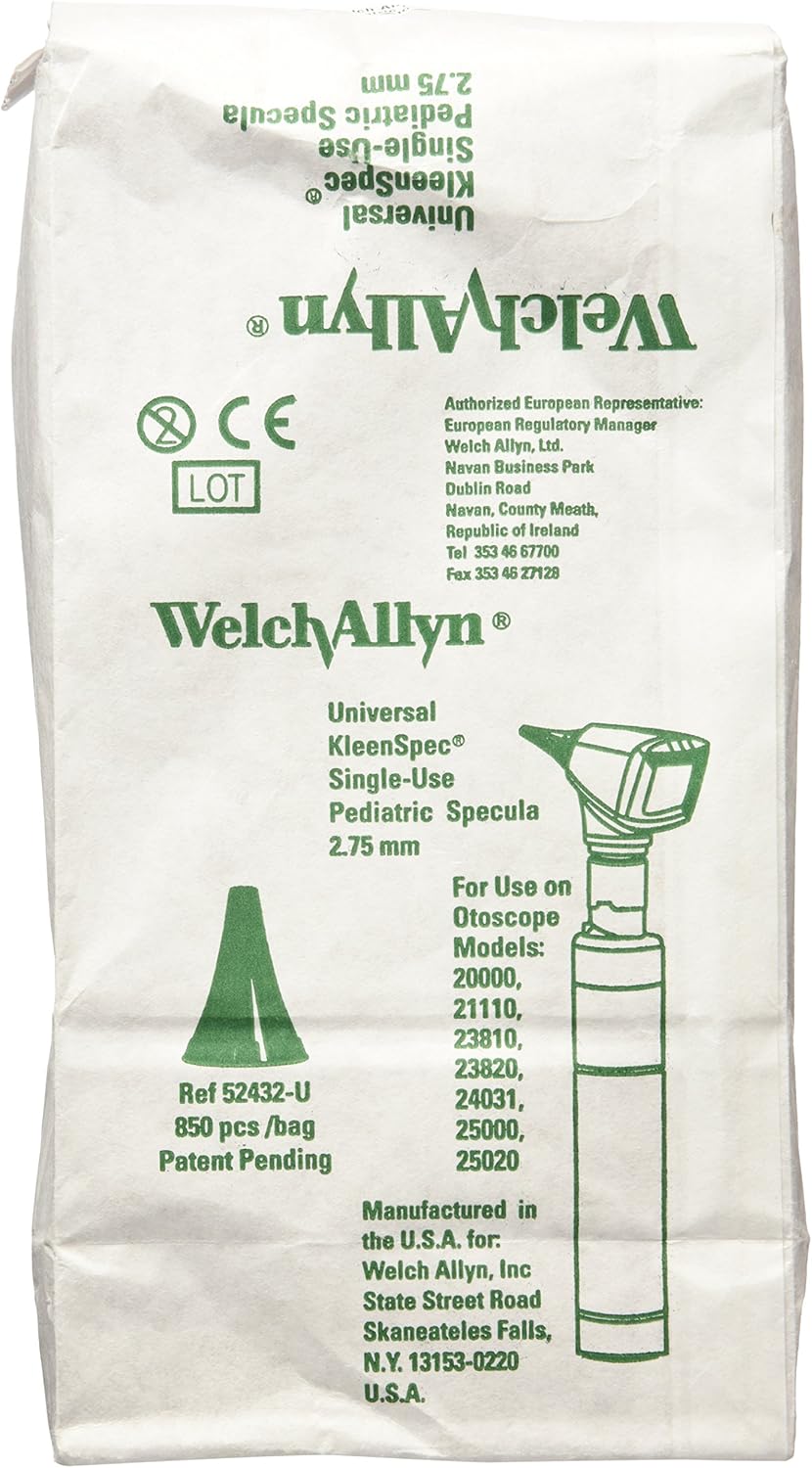 Welch Allyn Pediatric Disposable Ear Specula for Otoscopes
