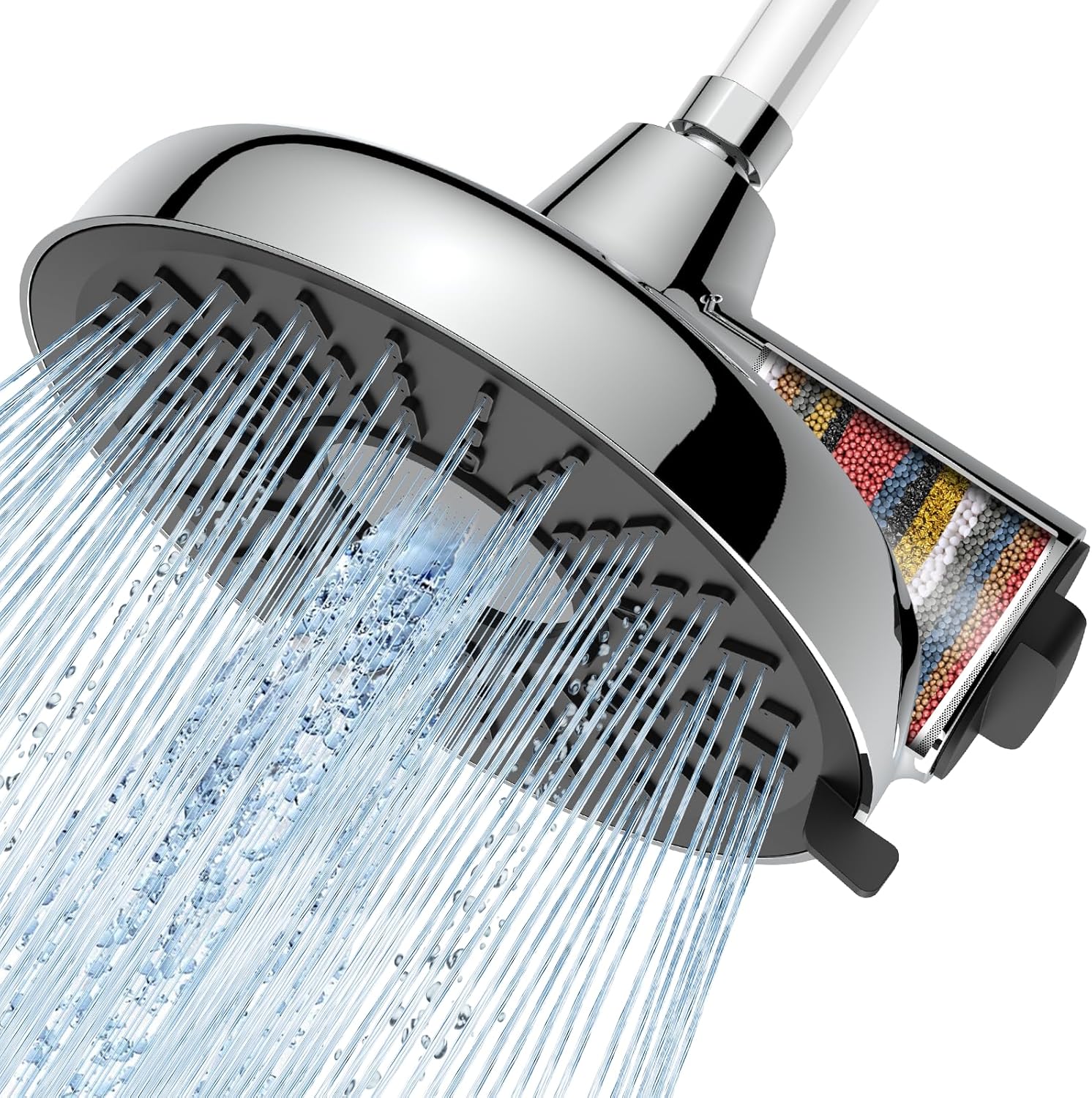 Filtered Shower Head - 8 Inch High Pressure Rain Showerhead