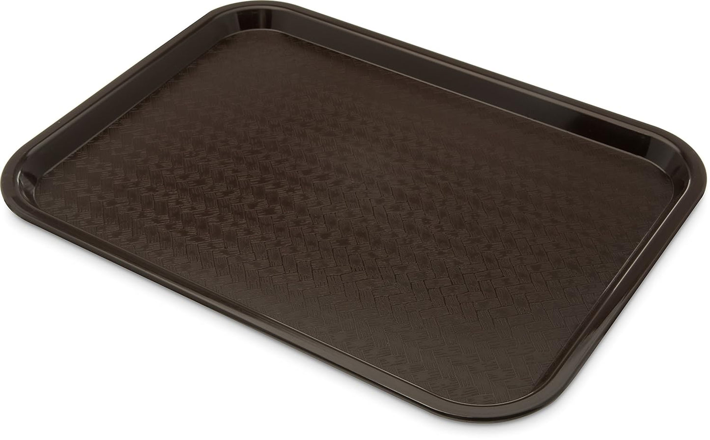 Cafe Standard Cafeteria Tray 12in x 16in Chocolate Pack of 24