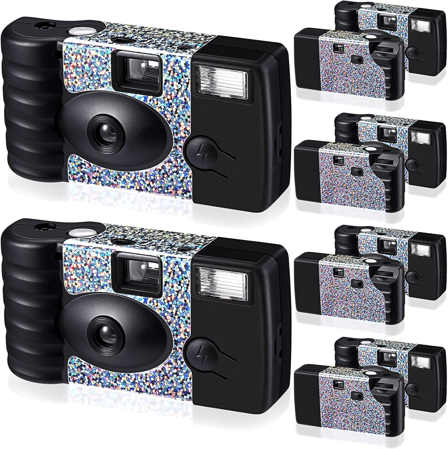 Rainbow 35mm Disposable Wedding Cameras - 6 Pack