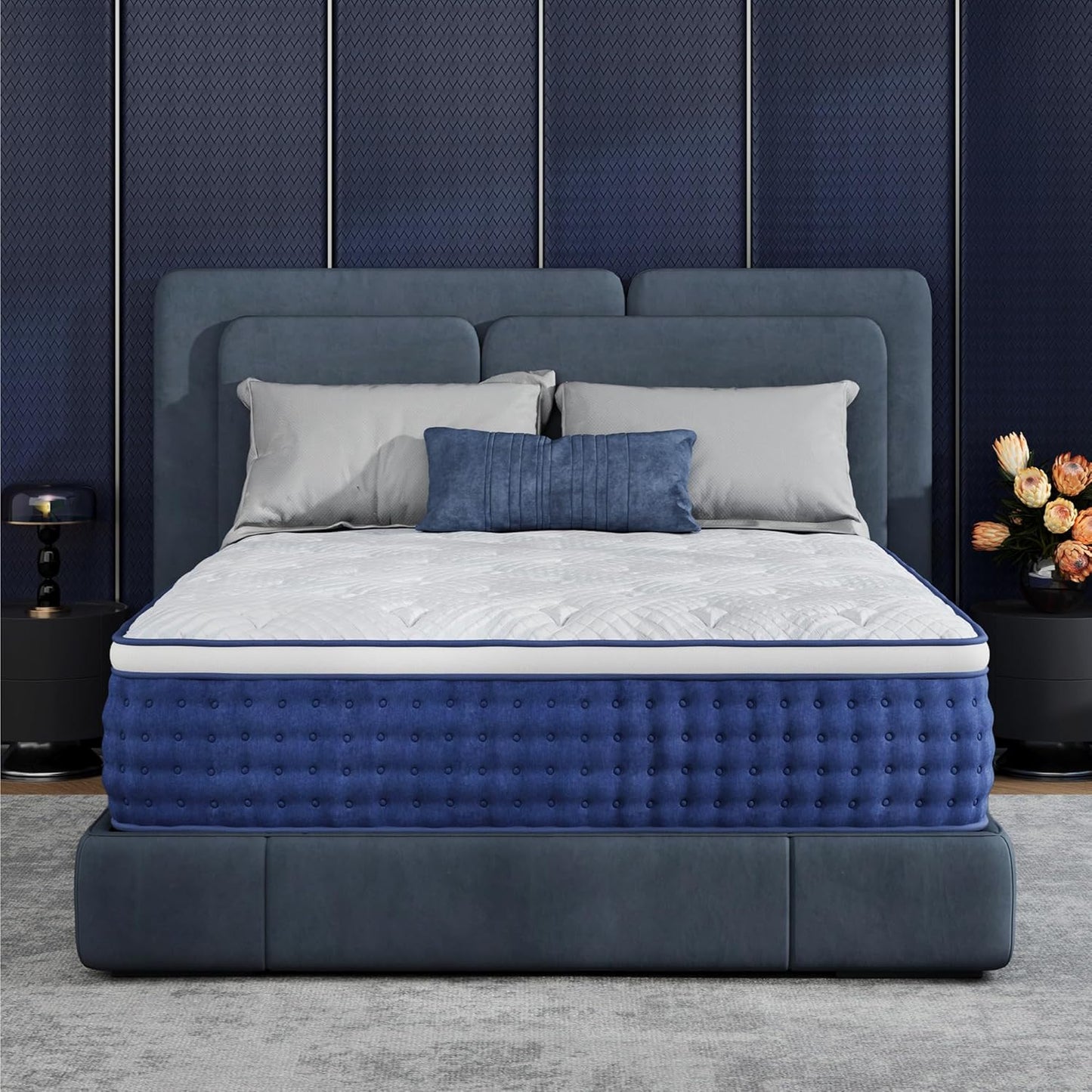 Full Size Mattress, 12 Inch Hybrid Mattress for Comfort