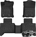 AUTOSAVER88 Floor Mats for Toyota Tacoma Double Cab 2018-2023 - All