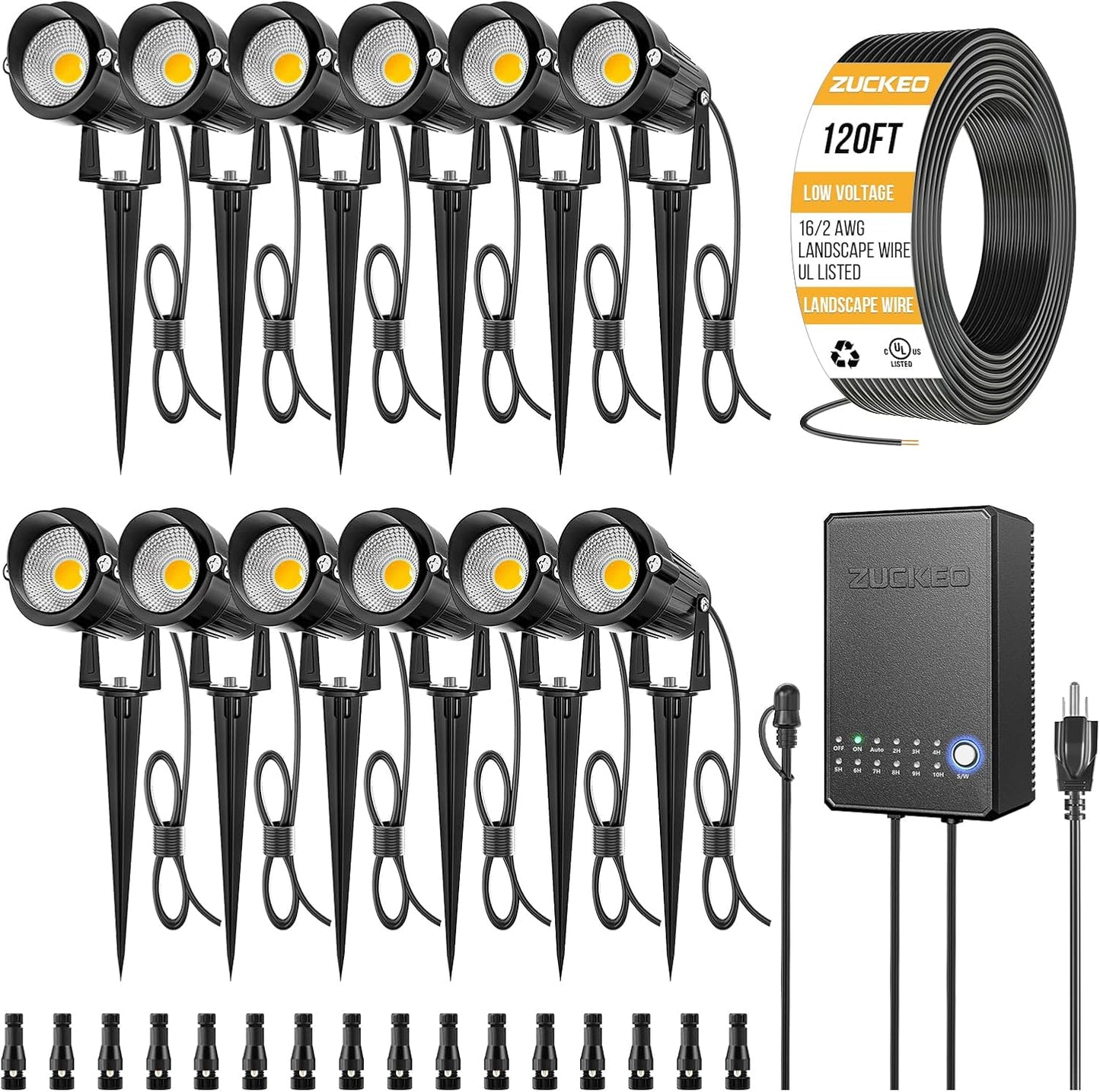ZUCKEO All-in-One Low Voltage Landscape Lighting Kit Review