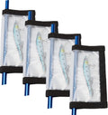 Fishing Lure Wraps 4-10 Pack Durable Clear PVC Lure Wrap - Hook
