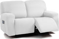 ULTICOR Jacquard Loveseat Recliner Slipcover, 6-Piece - Washable Fit