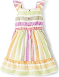 Gymboree Girls' and Toddler Flutter Sleeve Dresses - Playful Garden