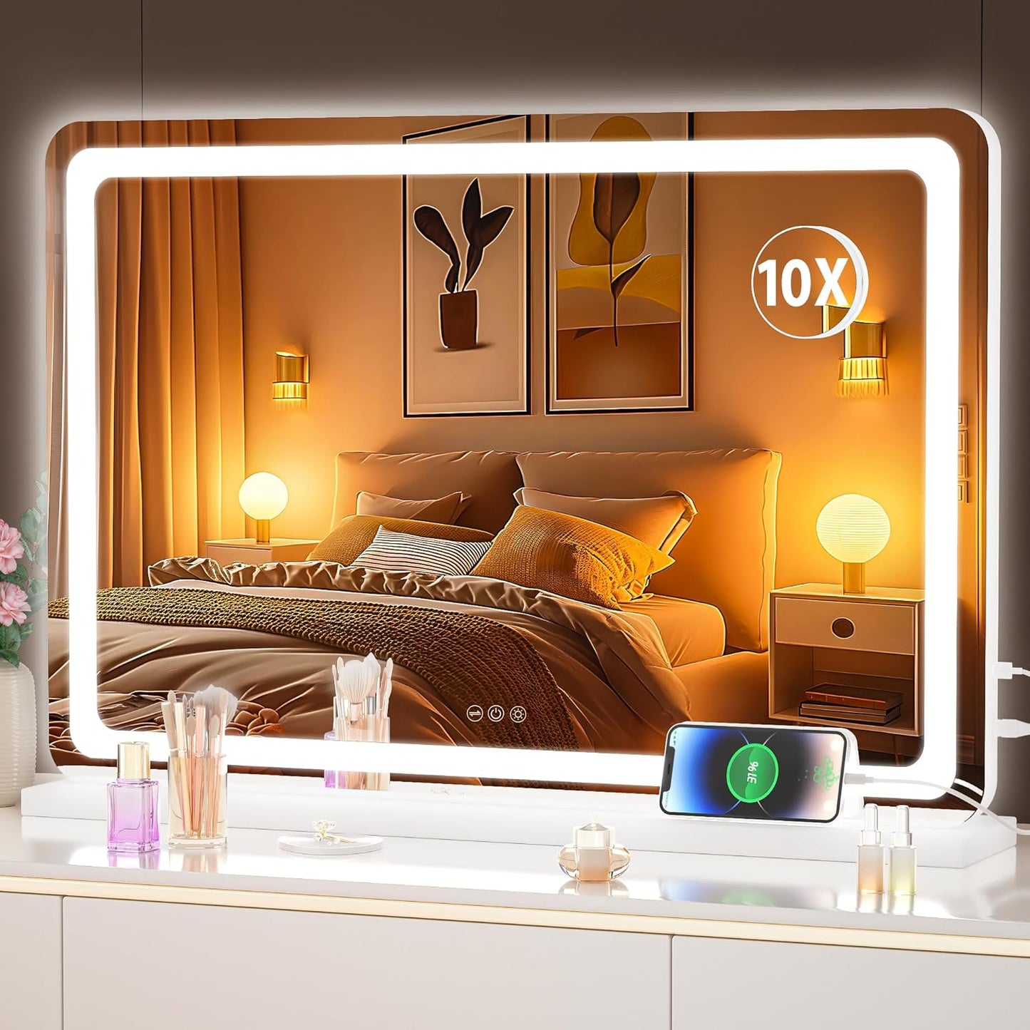 Hasipu Vanity Mirror with Lights - Perfect for Makeup Lovers