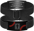Christian Cross Bracelet - Stainless Steel Elastic Strap