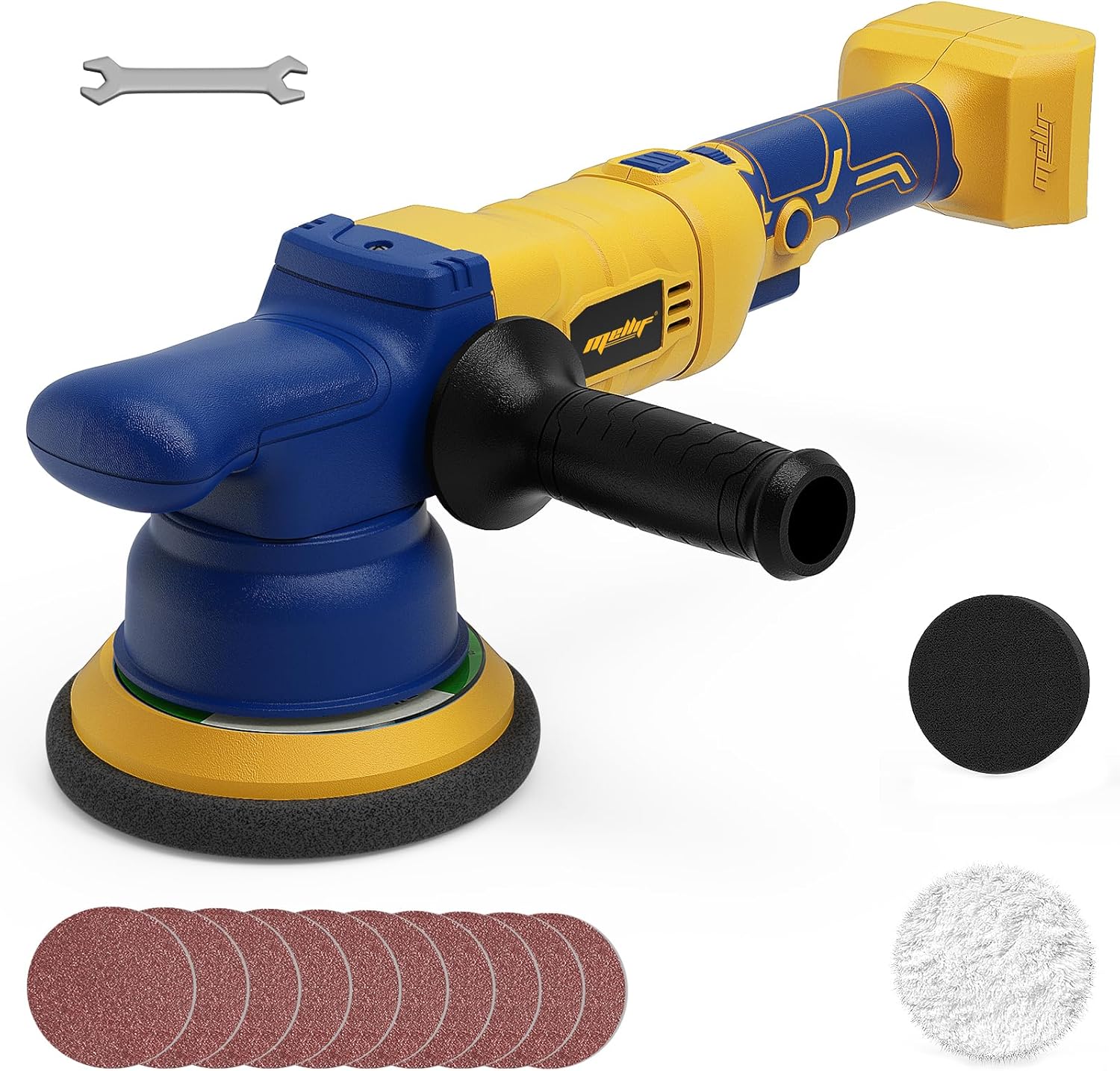 MaxMore 5in Car Buffer Polisher for DeWalt 20V Battery Users