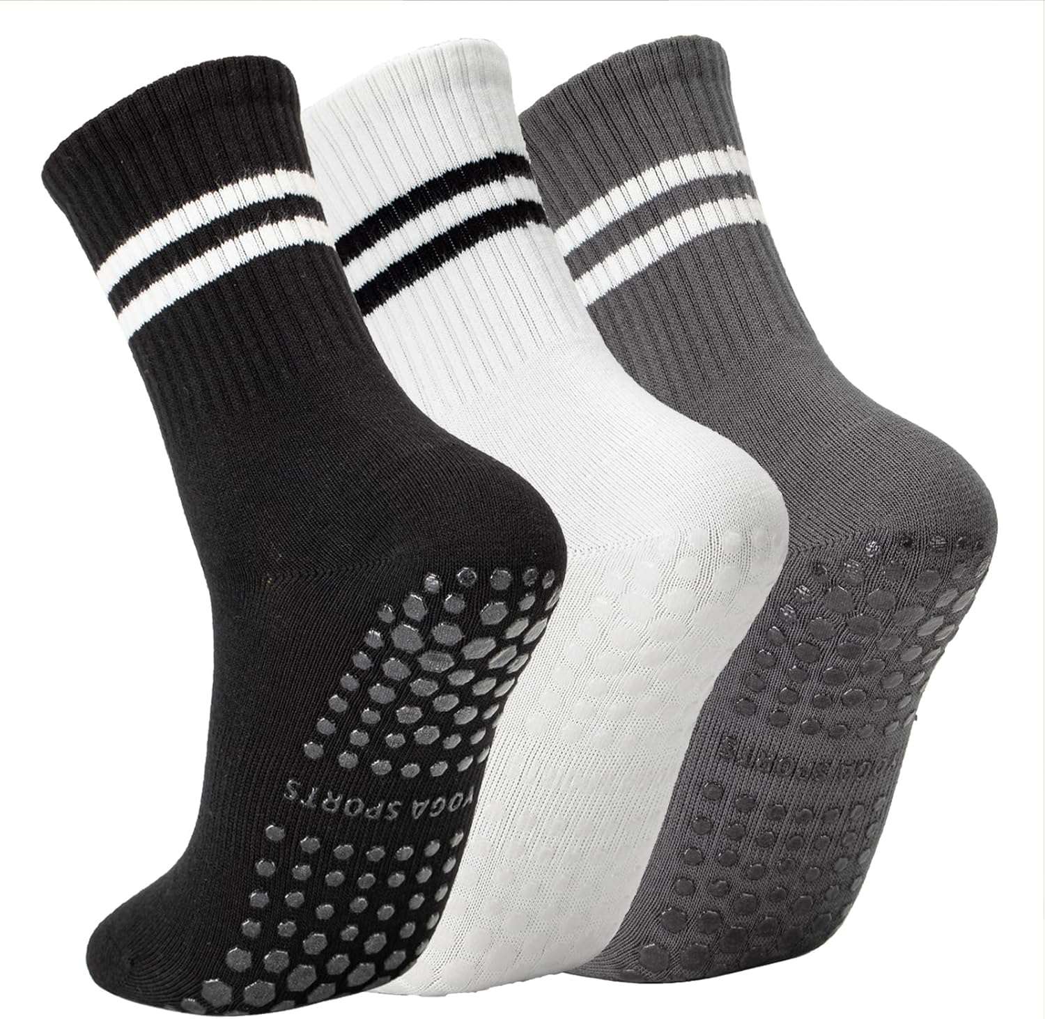 Lacholin Grip Socks: Non-Slip Cotton for Workouts