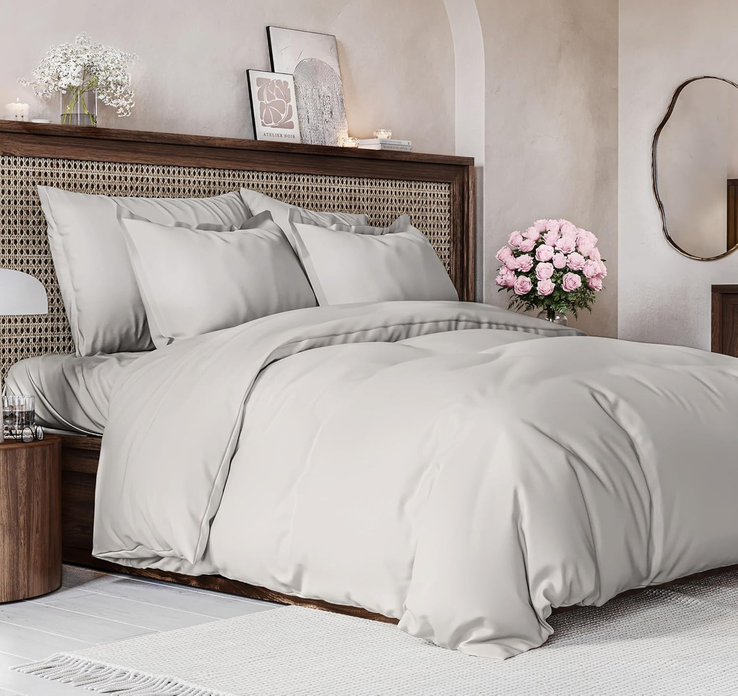 Ultra Soft Cal King Duvet Cover Set for Luxurious Comfort