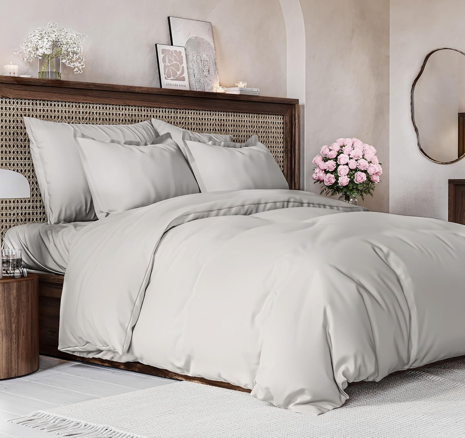 Duvet Cover King Size Set - Extra Soft & Comfy Bedding