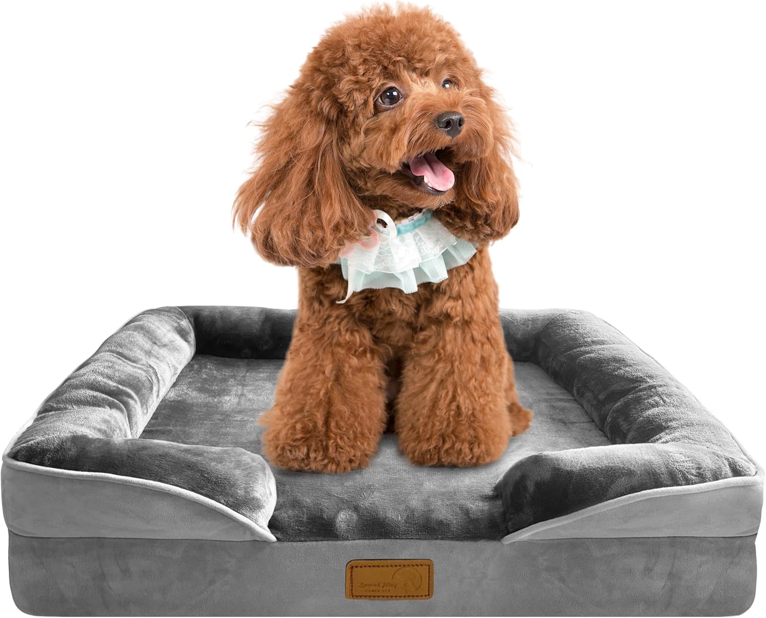 Orthopedic Dog Bed with Sides for Small Dogs - Cozy Comfort