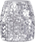 Sequin Skirt Sparkle Stretchy Bodycon Mini Skirt - Party Ready handy