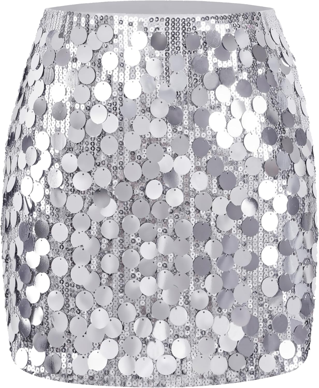 MANER Women's Sequin Skirt for Night Out Party and Clubwear