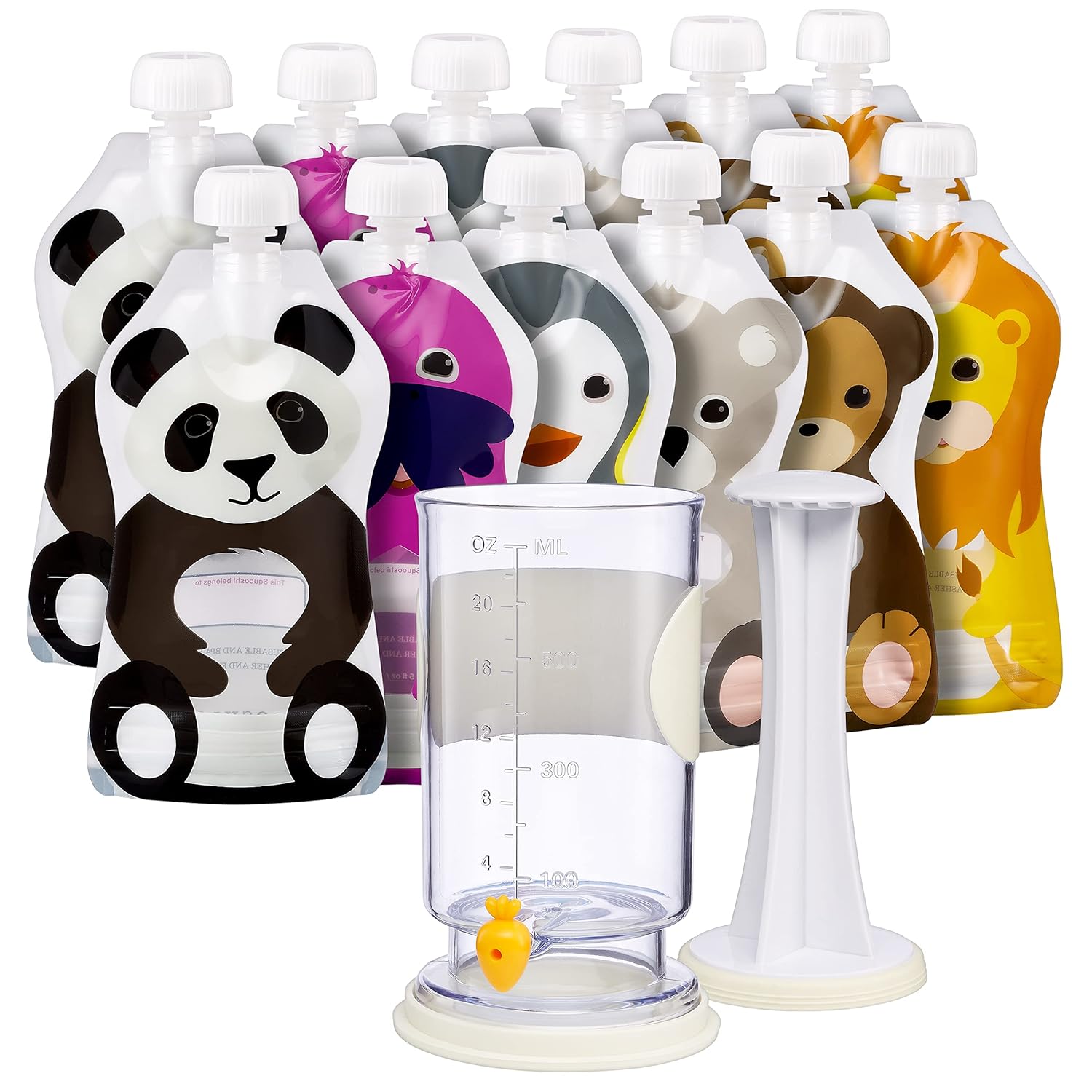 Squooshi Food Pouch Filler Kit: Easy Baby Food Storage