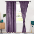 Hiasan Velvet Curtains 84 in Blackout Panels - Luxurious Room