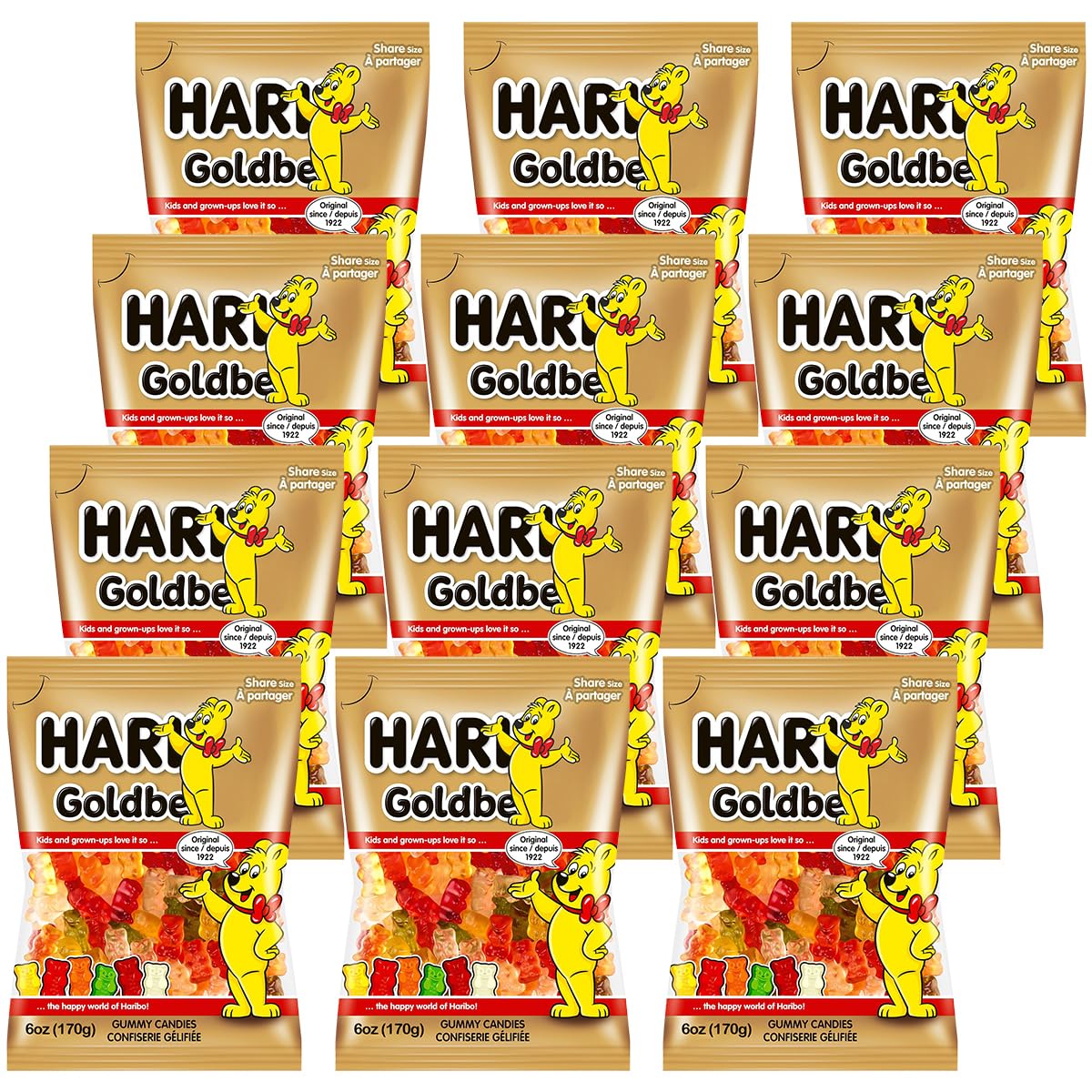 Haribo Goldbears Gummy Candy for Kids and Family Indulgence