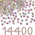 Beadsland Bulk Flatback Rhinestones for DIY Crafts and Home Decor